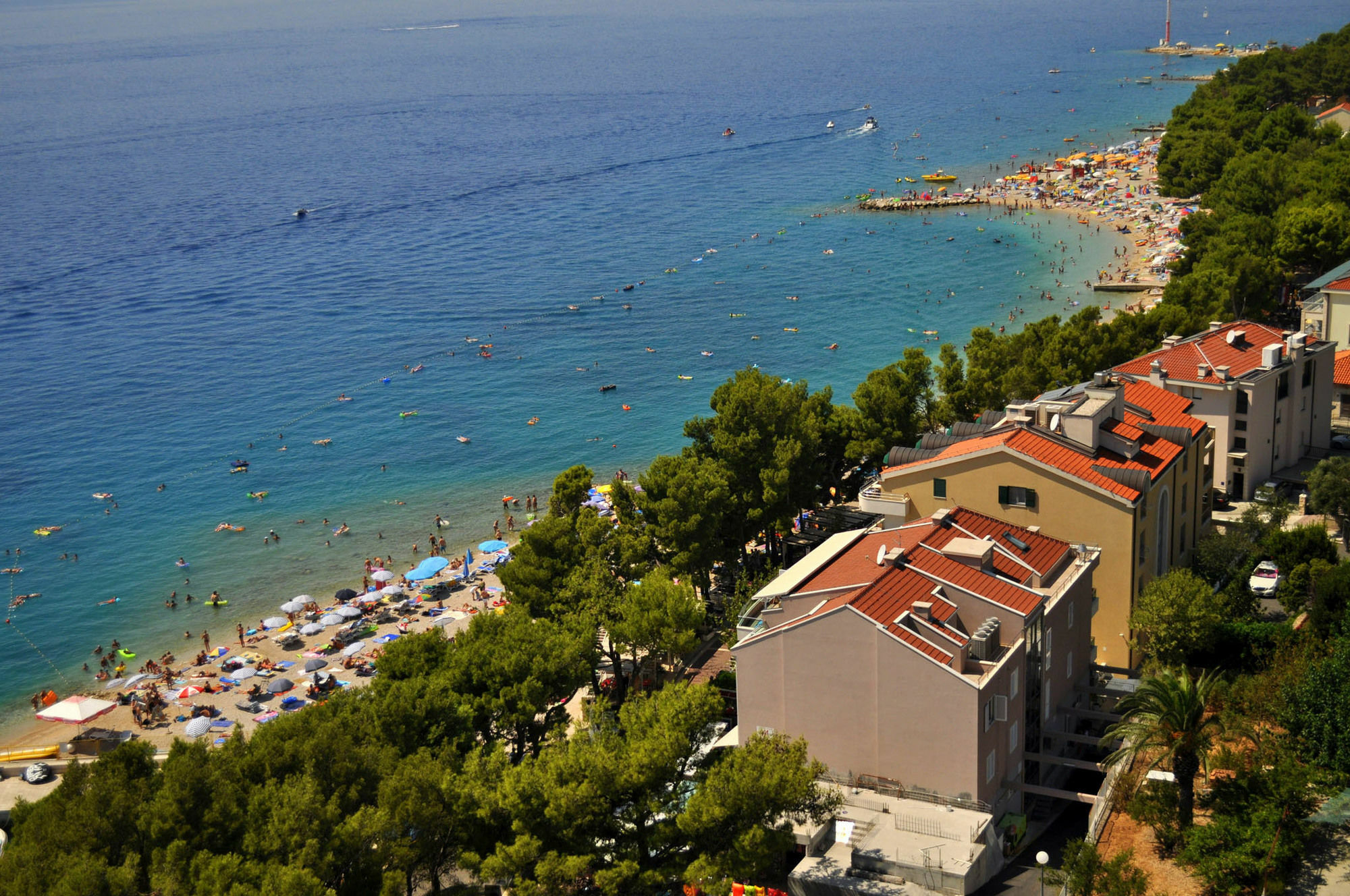 Hotel Milenij Макарска Экстерьер фото